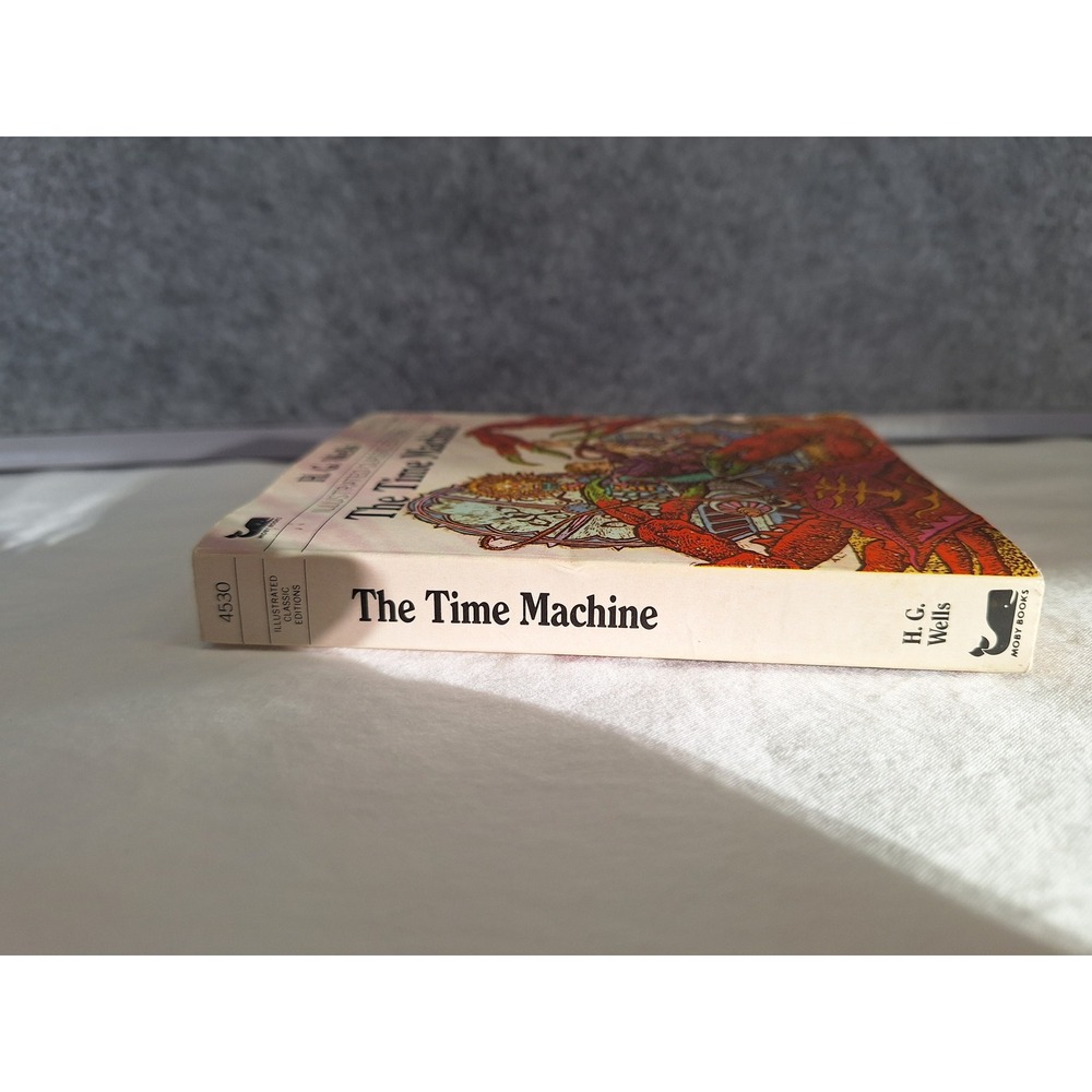 The Time Machine H.G. Wells Moby Books Illustrated Classic Edition 1987 Vintage - Picture 3 of 6